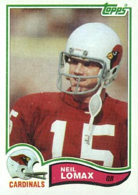 1982 Topps Neil Lomax #471 Football Card