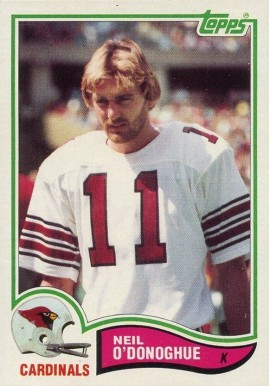 1982 Topps Neil O'Donoghue #474 Football Card