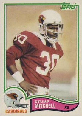 1982 Topps Stump Mitchell #472 Football Card