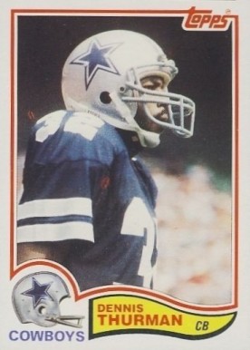 1982 Topps Dennis Thurman #326 Football Card