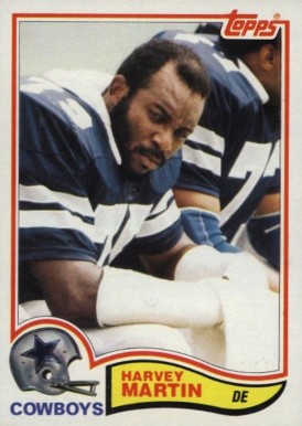 1982 Topps Harvey Martin #320 Football Card