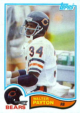 1982 Topps Walter Payton #302 Football Card