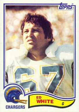 1982 Topps Ed White #239 Football Card