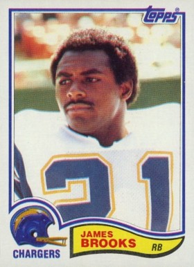 1982 Topps James Brooks #226 Football Card