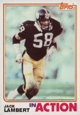 1982 Topps Jack Lambert #214 Football Card