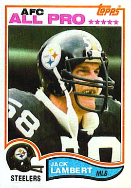 1982 Topps Jack Lambert #213 Football Card