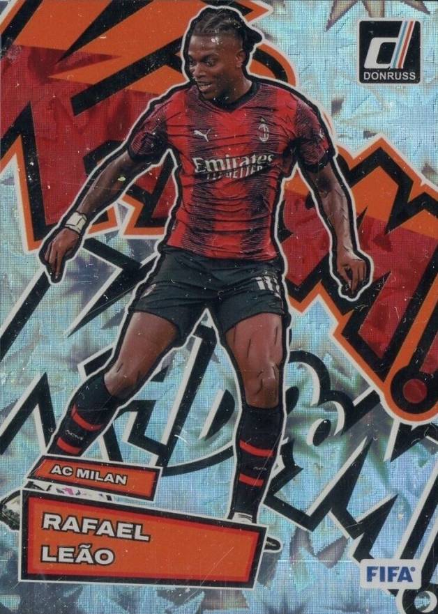 2023 Panini Donruss FIFA Kaboom! Rafael Leao #8 Soccer Card