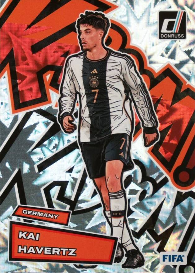 2023 Panini Donruss FIFA Kaboom! Kai Havertz #17 Soccer Card