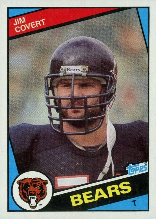 1984 Topps Jim Covert #222 Football Card