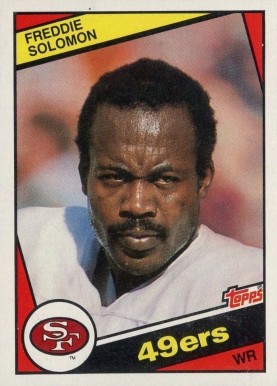 1984 Topps Freddie Solomon #360 Football Card