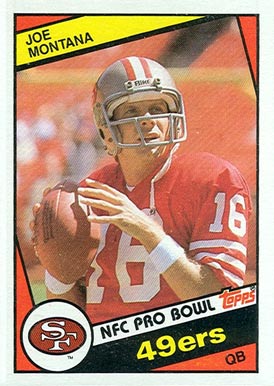 1984 Topps Joe Montana #358 Football Card