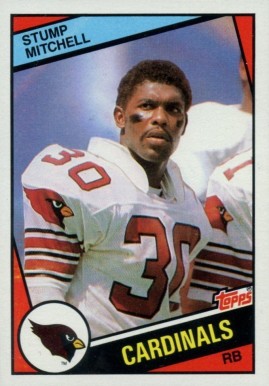 1984 Topps Stump Mitchell #347 Football Card