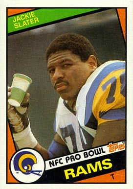 1984 Topps Jackie Slater #286 Football Card