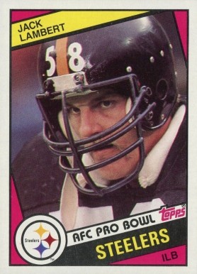 1984 Topps Jack Lambert #167 Football Card