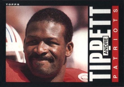 1985 Topps Andre Tippett #334 Football Card