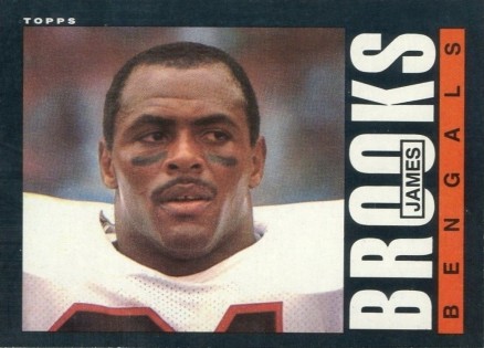 1985 Topps James Brooks #213 Football Card