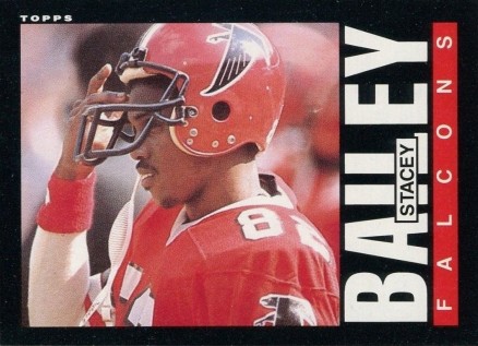 1985 Topps Stacey Bailey #12 Football Card