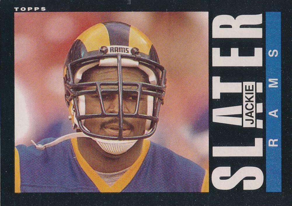 1985 Topps Jackie Slater #86 Football Card