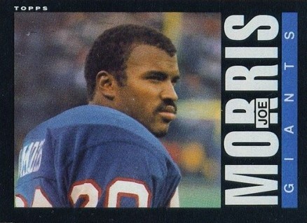 1985 Topps Joe Morris #120 Football Card