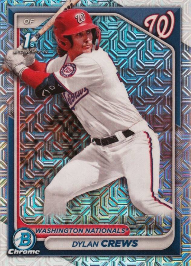 2024 Bowman Mega Box Chrome Prospects Dylan Crews #23 Baseball Card