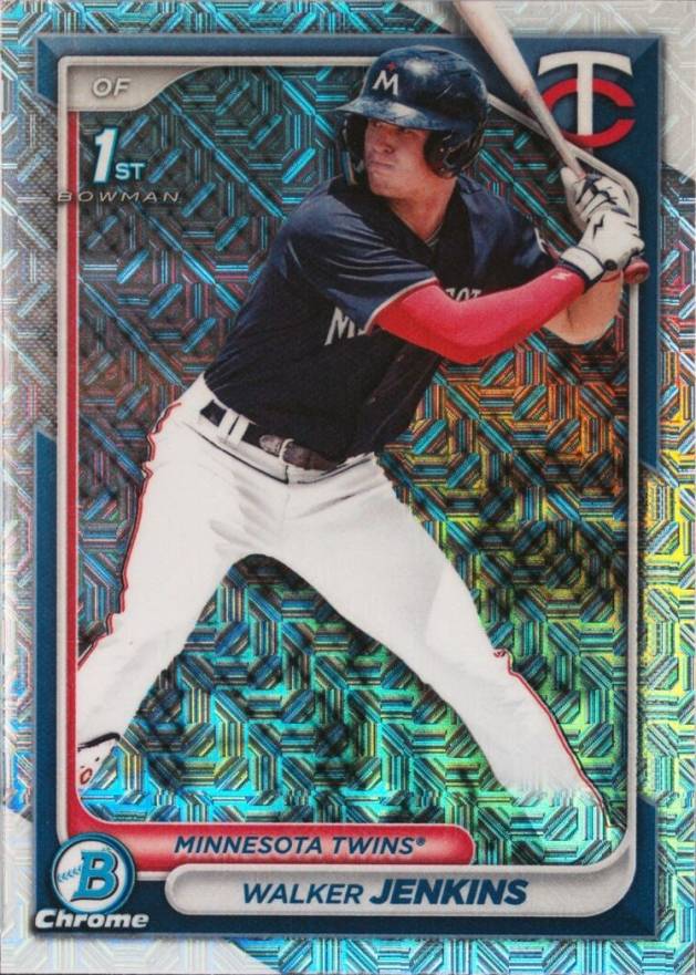 2024 Bowman Mega Box Chrome Prospects Walker Jenkins #43 Baseball Card