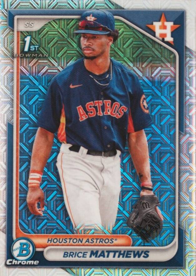 2024 Bowman Mega Box Chrome Prospects Brice Matthews #69 Baseball Card