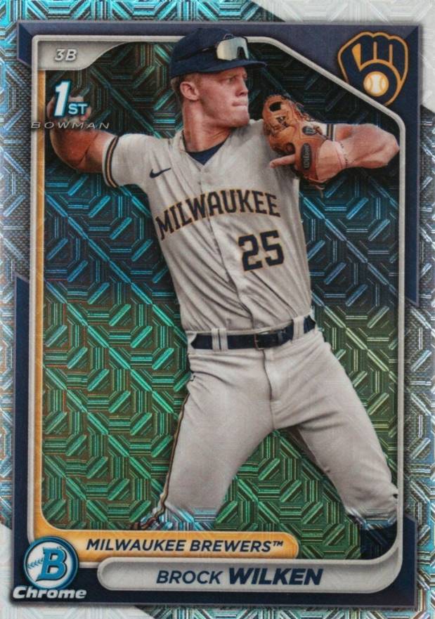 2024 Bowman Mega Box Chrome Prospects Brock Wilken #86 Baseball Card