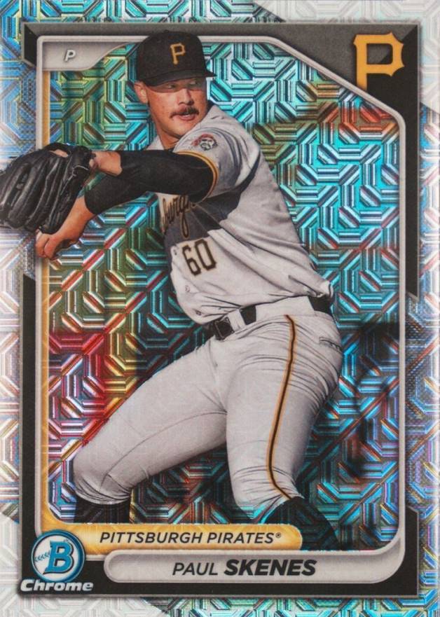 2024 Bowman Mega Box Chrome Prospects Paul Skenes #125 Baseball Card