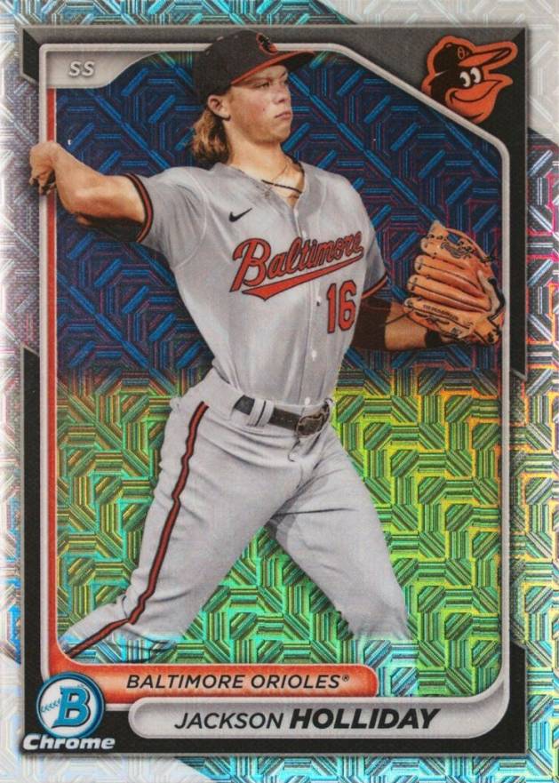 2024 Bowman Mega Box Chrome Prospects Jackson Holliday #47 Baseball Card