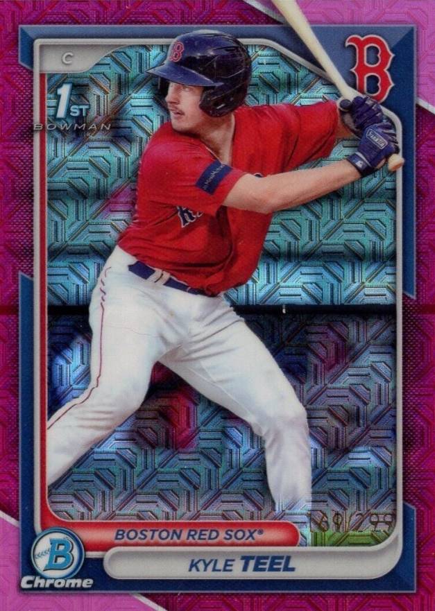 2024 Bowman Mega Box Chrome Prospects Kyle Teel #48 Baseball Card