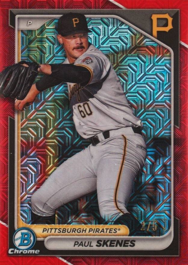 2024 Bowman Mega Box Chrome Prospects Paul Skenes #125 Baseball Card