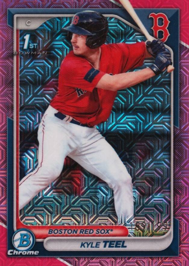 2024 Bowman Mega Box Chrome Prospects Kyle Teel #48 Baseball Card