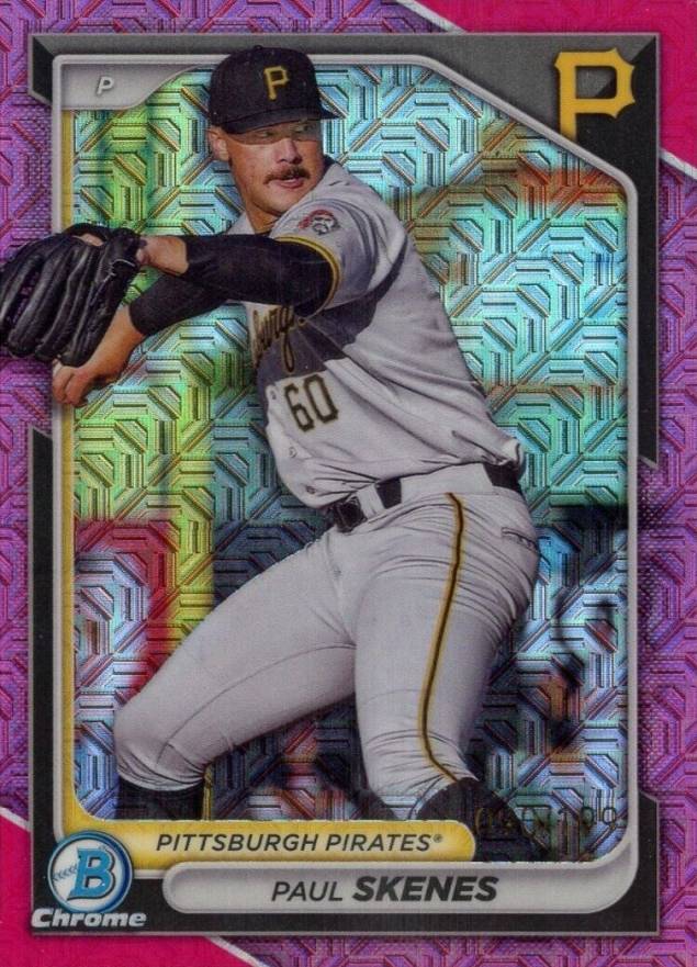 2024 Bowman Mega Box Chrome Prospects Paul Skenes #125 Baseball Card