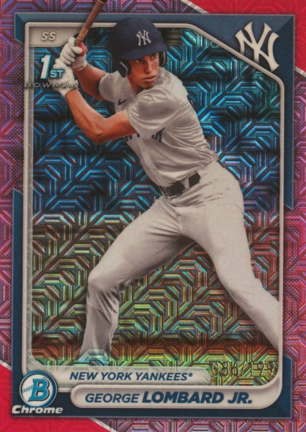 2024 Bowman Mega Box Chrome Prospects George Lombard Jr. #79 Baseball Card