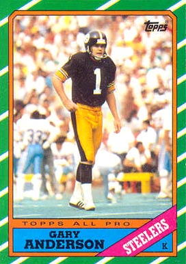 1986 Topps Gary Anderson #287 Football Card