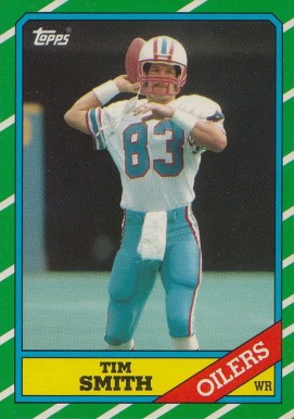 1986 Topps Tim Smith #355 Football Card