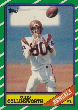 1986 Topps Cris Collinsworth #258 Football Card