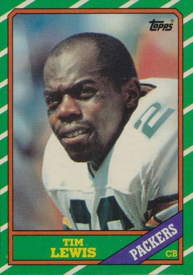 1986 Topps Tim Lewis #223 Football Card