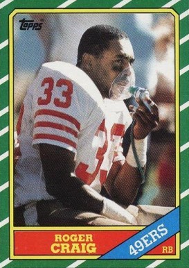 1986 Topps Roger Craig #157 Football Card