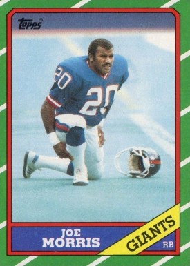 1986 Topps Joe Morris #139 Football Card