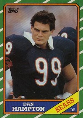 1986 Topps Dan Hampton #22 Football Card