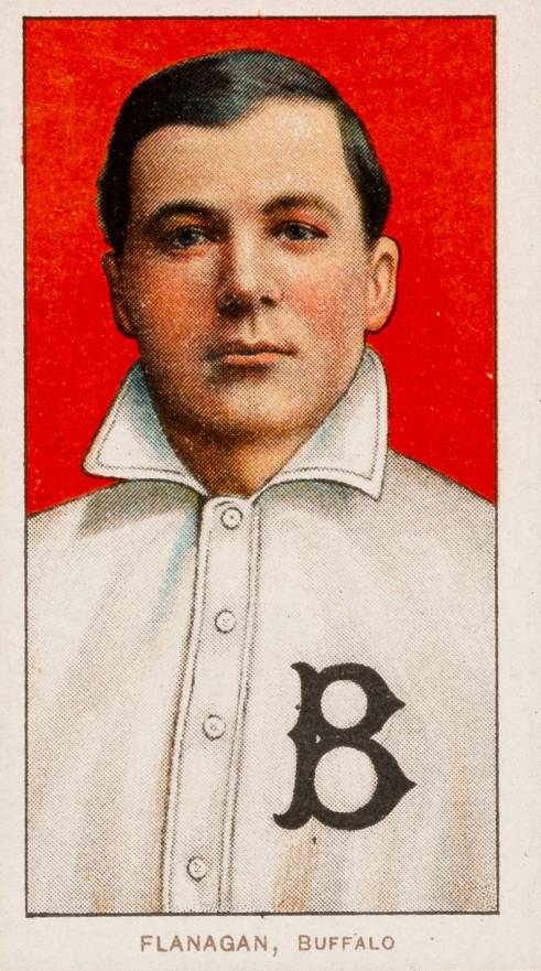 1909 White Borders Polar Bear Flanagan, Buffalo #174 Baseball Card