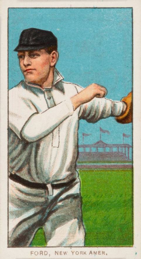 1909 White Borders Polar Bear Ford, New York Amer. #177 Baseball Card