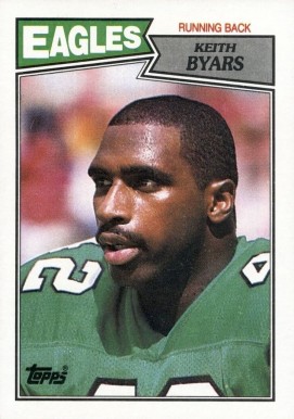 1987 Topps Keith Byars #297 Football Card