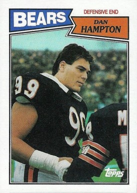 1987 Topps Dan Hampton #53 Football Card