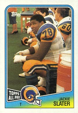 1988 Topps Jackie Slater #295 Football Card