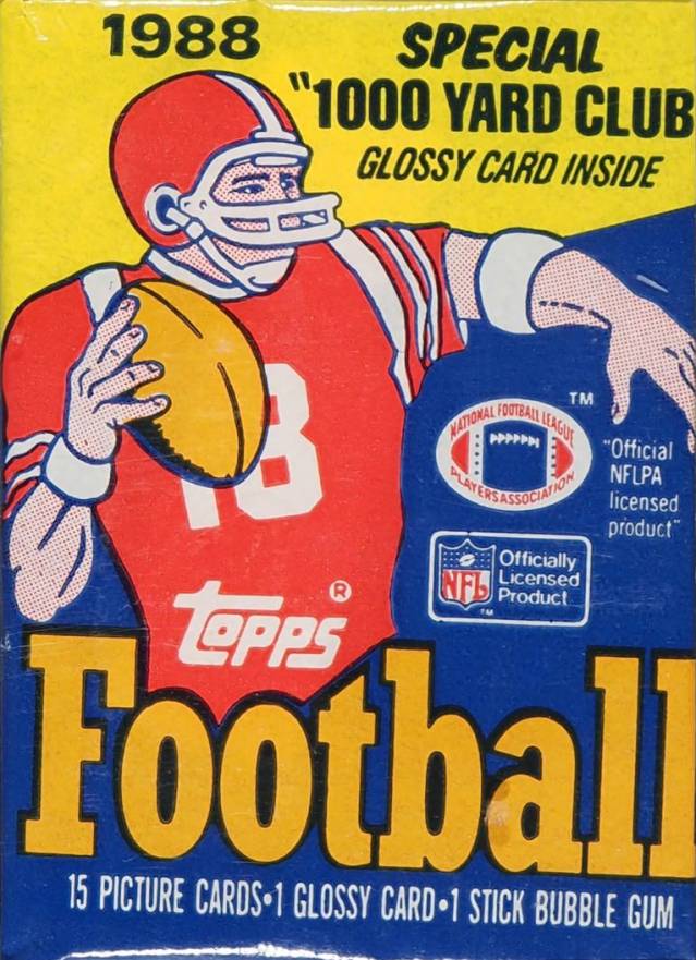 1988 Topps Wax Pack #WP Football Card