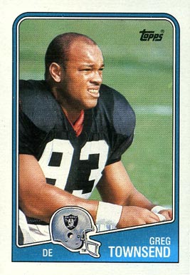 1988 Topps Greg Townsend #338 Football Card