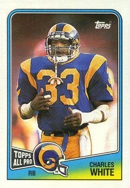 1988 Topps Charles White #289 Football Card