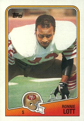 1988 Topps Ronnie Lott #51 Football Card